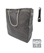 Roane Design Gray Collection Tote Bag &amp; Hook Combo 17&quot;L x 18 1/2&quot;H x 7 3... - £13.66 GBP