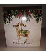 Fitz and Floyd Gregorian Reindeer Christmas Ornament Vintage 2001 5” Tal... - £23.63 GBP
