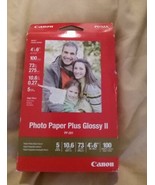 New Canon PP-201 Photo Paper Plus Glossy II, 4x6 inch - 100 Sheets - $8.59