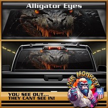 Alligator Eyes Truck Back Window Graphics - £43.34 GBP+