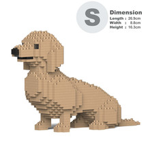 Dachshund Dog Sculptures (JEKCA Lego Brick) DIY Kit - £50.93 GBP