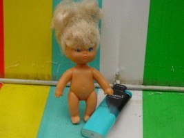 Vintage Soviet Russian African-Soviet Plastic Doll about 1964 - $14.84
