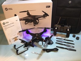 Holy Stone HS110G GPS Drone 1080p FPV Camera Follow Me 2 Batteries and Carry Bag - $104.95