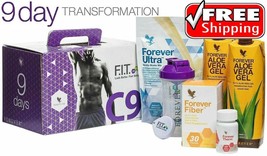 C9 Forever Living Detox Weight Loss Aloe Chocolate 9 Day Transformation Program  - £72.17 GBP