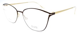 Airlock 5002 210 Women&#39;s Eyeglasses Frames Titanium 52-17-140 Brown - $69.20