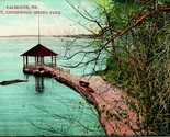Underwood Molla Park Lookout Falmouth Maine Me 1910s Unp DB Cartolina - £12.23 GBP