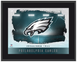 Philadelphia Eagles 10.5&quot; x 13&quot; Team Logo Sublimated Plaque - $29.95