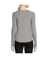 No Boundaries Women&#39;s Juniors Ribbed Crewneck Tee Long Sleeves, Sizes L(... - $128.75 MXN