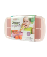 Silicone Baby Food Freezer Tray with Lid Pink by Melii - $271.08 MXN