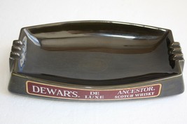 Vintage Dewar&#39;s De Luxe Ancestor Scotch Whisky Porcelain Ashtray Wade England - £29.29 GBP