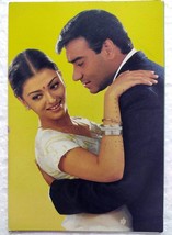 Attori di Bollywood Ajay Devgan Aishwarya Rai Cartolina postale originale... - £28.12 GBP