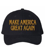 Trump 2024 Hat - Make America Great Gold Embroidery Adjustable AH30 Blac... - $19.79