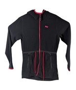 Helly Hansen Black Pink Fleece Jacket Hoodie Womens Medium Odin HH Hooded - $69.30