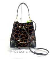 Mew Michael Kors Mercer  Gallery Animal Print Top Handle Crossbody Bag $... - £134.84 GBP