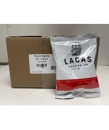 Lacas Coffee Company French Vanilla 24/2.5oz Medium Roast Food Service - $42.49