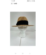 HATATTACK Panama ContinentalPaper Straw Fedora Hat Size O/S - €77,75 EUR