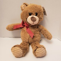 Brown Bear 16&quot; Stuffed Animal Floppy Two Tone Super Soft - £13.53 GBP