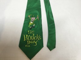 Keith Daniels St Patrick&#39;s Day 100% Silk Tie. Leprechaun - £7.78 GBP
