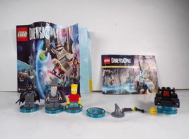 Lego Dimensions Figure, Tag, Accessory, Manual Lot: Batman, Bart, Jurass... - $11.65