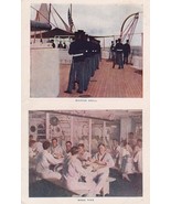 World War I Navy Ship Marine Drill Mess Time Postcard C43 - €2,59 EUR