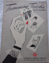 Star Book No 26 Trimming Tricks With Crochet American Thread Company 1940s - $4.99