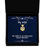 New Wife, My Wife is an Awesome Game Warden, Epic Heart Knot Gold Neckla... - $44.96