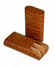 Brizard and Co. - &quot;Show Band&quot; 3 Cigar Case - Sapele Pommele - £155.87 GBP