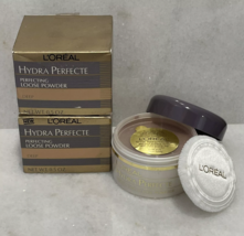 2 L&#39;oreal Hydra Perfecte Perfecting Loose Powder - Deep - 0.5 oz - £16.17 GBP