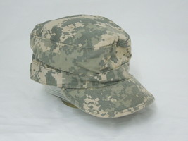 Army Camo Patrol Cap 7 1/4 Large W911QY-05-F-0242 G.I Camouflage Hat - £11.82 GBP