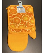 LOT of 3 Kitchen Pot Holders Oven Mitt Mitten Citrus Oranges Fun Fruit S... - $9.87
