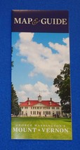 Brand New George Washington&#39;s Mount Vernon Map And Guide Virginia Commemorative - $4.99