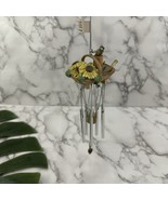 Hallmark Vintage Y2k Mini Windchime Garden Planting Pots Sunflowers Bird... - $24.74