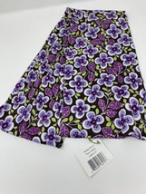 NWT Vera Bradley Plum Petals Knitted Scarf  7.5&quot; W x 69&quot; L - £19.13 GBP