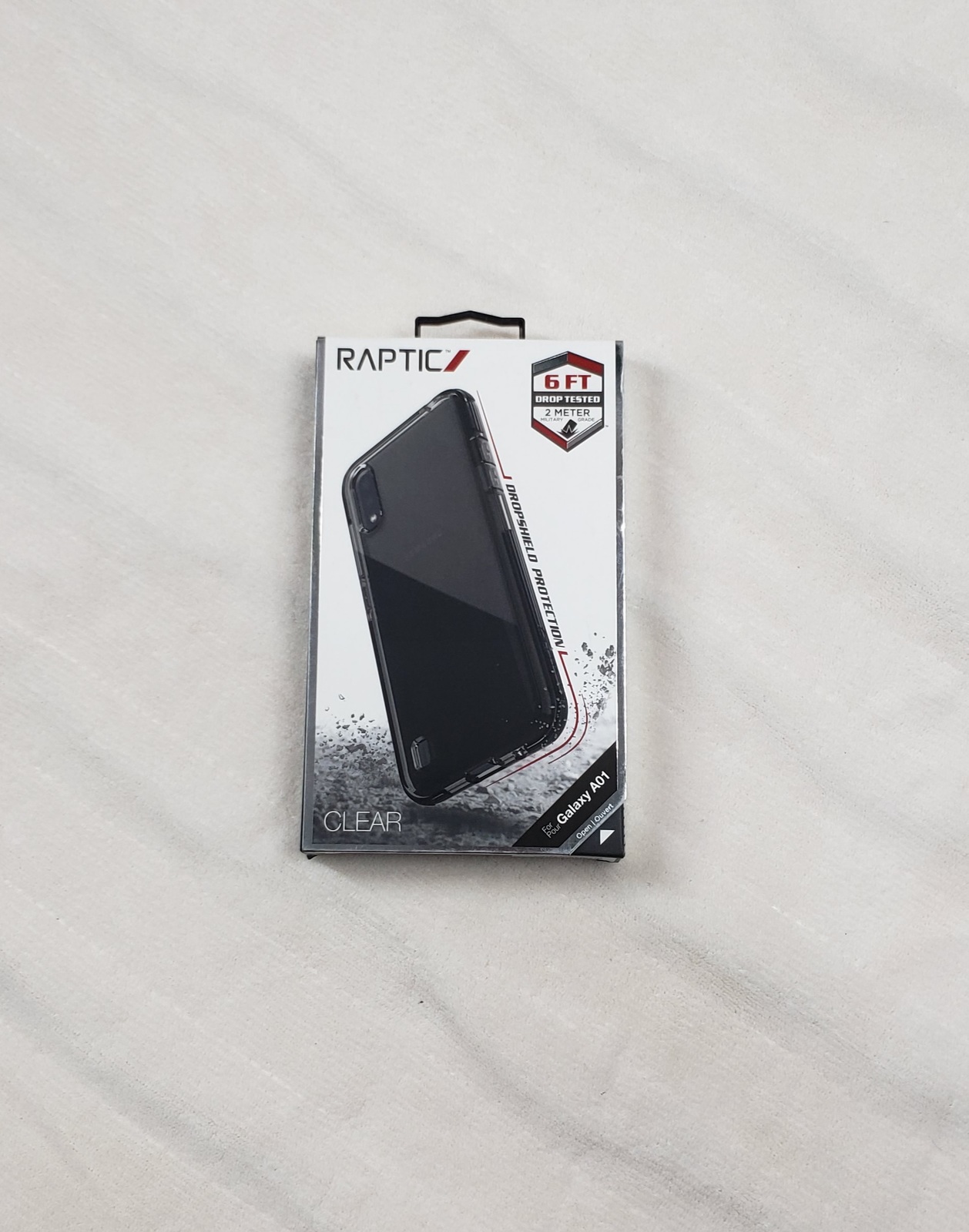 A01 Samsung Galaxy Compatible Clear Cell Phone Case Raptic 6' Dropshield Sealed - $11.00