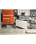 AMERICAN STANDARD-Youngstown Kitchens Division-Decor-1960 Vintage Print Ad! - $15.99 CAD