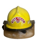 Vintage 1972 Firefighter Helmet Safeco Chieftan Citation Cpt Shield Gree... - $2,211.42 MXN