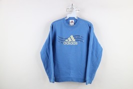 Vtg 90s Adidas Girls XL Distressed Spell Out Snowflake Crewneck Sweatshi... - $34.60