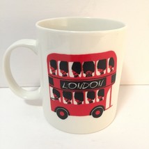 London England Double Decker Bus British Guard Coffee Mug 16 oz Souvenir... - £11.82 GBP