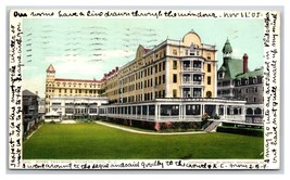 Hotel Traymore Atlantic Città Nuovo Maglia Detroit Publishing 1905 Udb Cartolina - £3.99 GBP