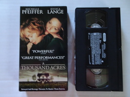A Thousand Acres (VHS, 1998) Michelle Pfeiffer Jessica Lange VHS Tape - £4.79 GBP