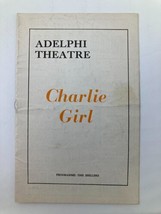 1965 Program Adelphi Theatre Anna Neagle, Derek Nimmo in Charlie Girl - £11.17 GBP