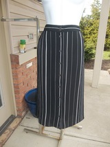 Nwt Dex Plus Black&amp;White Striped Skirt 2X - £13.56 GBP