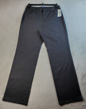DOCKERS Dress Pants Mens Size 10 Black Cotton Pockets Straight Leg Flat ... - $14.85