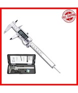 6-Inch Digital Caliper: Stainless Steel Tool with Large LCD &amp; Auto-Off F... - $43.55