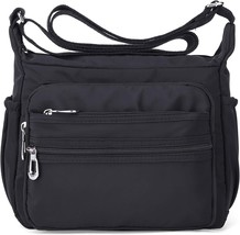 Crossbody Bag for Women Waterproof Shoulder Bag Messenger Bag Casual Nylon Purse - £26.30 GBP