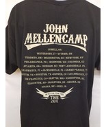 JOHN MELLENCAMP - ORIGINAL 2011 TOUR CONCERT TOUR 2XL T-SHIRT - $45.00