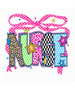 Nurse PNG, Checkered Coquette Bow PNG, Leopard Y2K Shirt Design, Nurse L... - $45.66 MXN