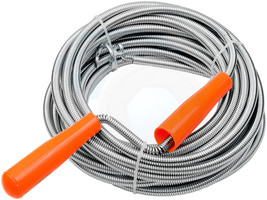 Plastic Grip 10M 32Feet Snake Spring Pipe Rod Sink Drain Cleaner Wire - £22.46 GBP