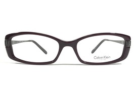 Calvin Klein CK7232 511 Gafas Monturas Gris Violeta Rectangular 50-18-130 - £36.95 GBP