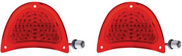 1957 Chevy Belair 150 210 Rear Red LED Tail Light Lenses &amp; Turn Signal Switch - £104.57 GBP